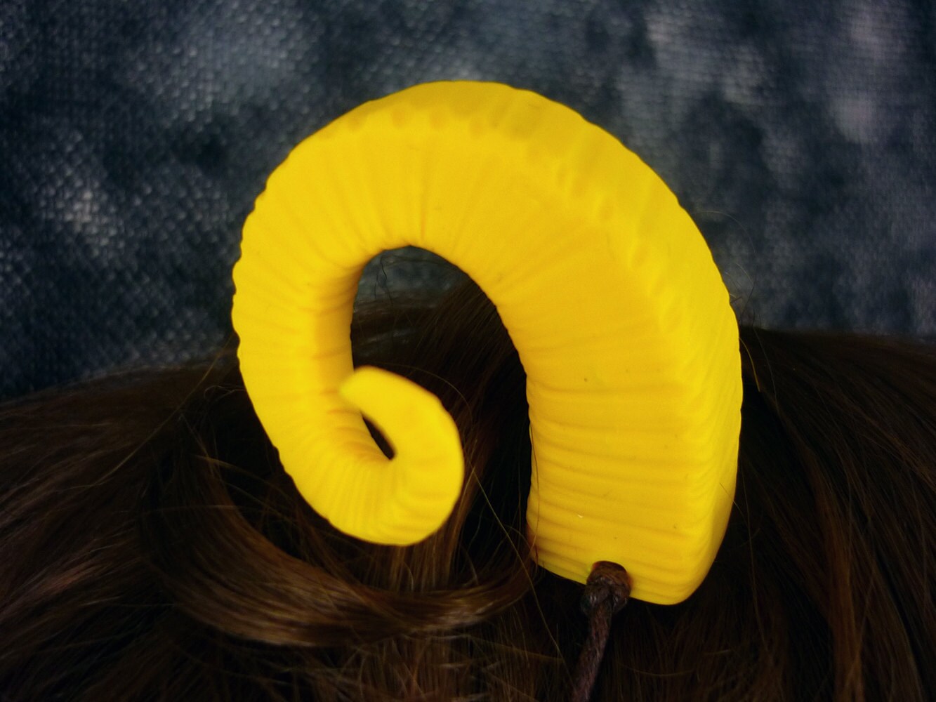 Large Yellow Ram Horns Costume Accessory by BunnyBubbles on Etsy