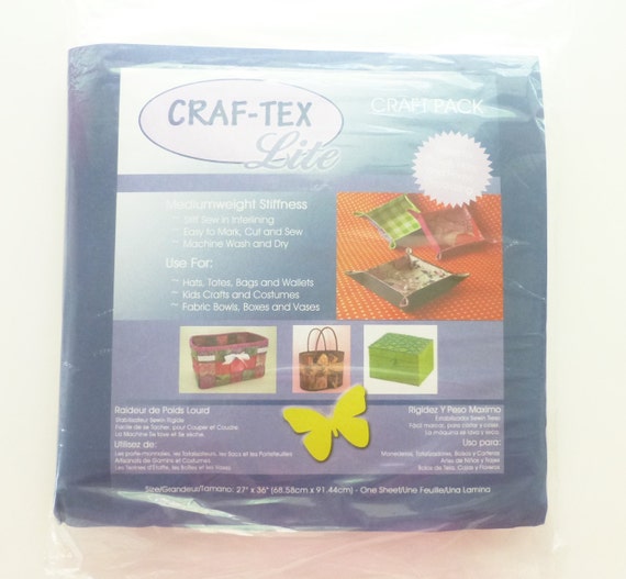 Bosal Craft Tex Lite Stiff Mediumweight Interfacing Bag