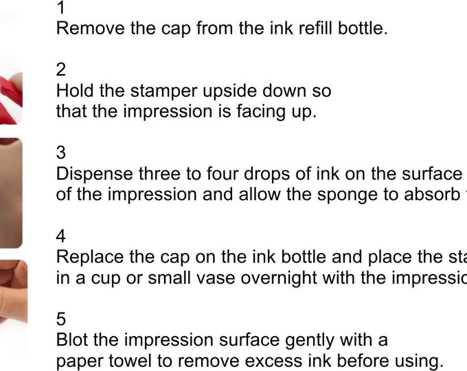 Pre-ink refill / self inking stamp ink for refill
