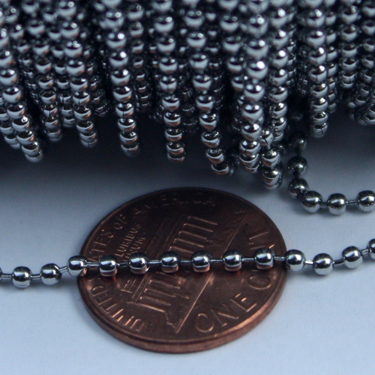 30 feet Stainless Steel BALL Chain 2.0mm ball size with FREE