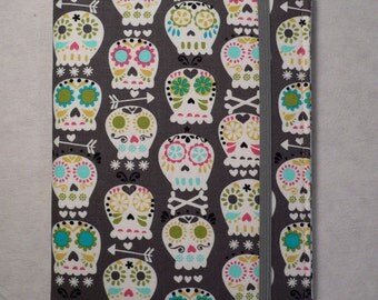 Kindle cover Hardcover, Kindle Paperwhite Cover, iPad Mini, Nook Tablet Cover, Book Style, Skulls