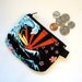 Mini Coin Purse Japanese Anime Fabric Zipper Change Purse Japan Cartoon Manga Surfing Ninja Samurai Kawaii