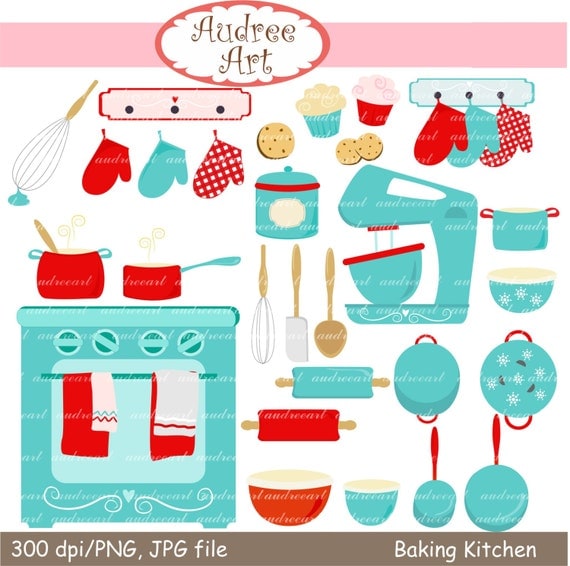 cooking clip art,baking clip art,cute cooking clip art,retro, instant ...