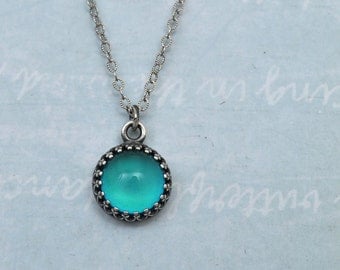 mood sterling necklace