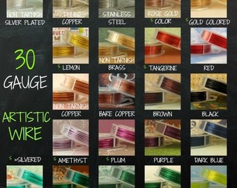 Rose Pink Artistic Wire Permanently Colored You Pick Gauge