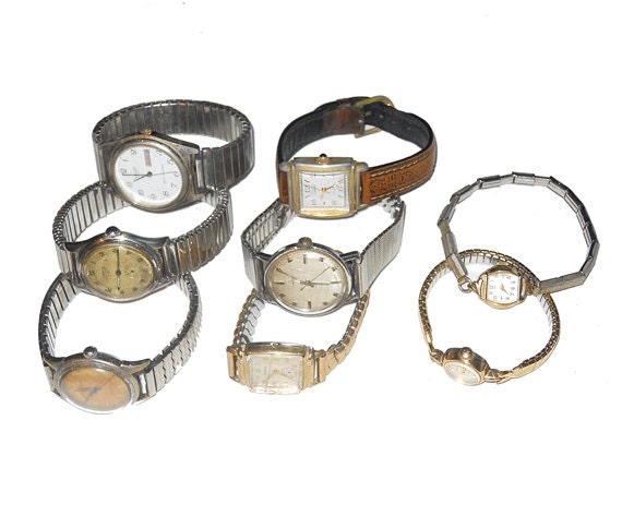 Vintage Watch Lot Croton Landau Borel by NewYorkMarketplace