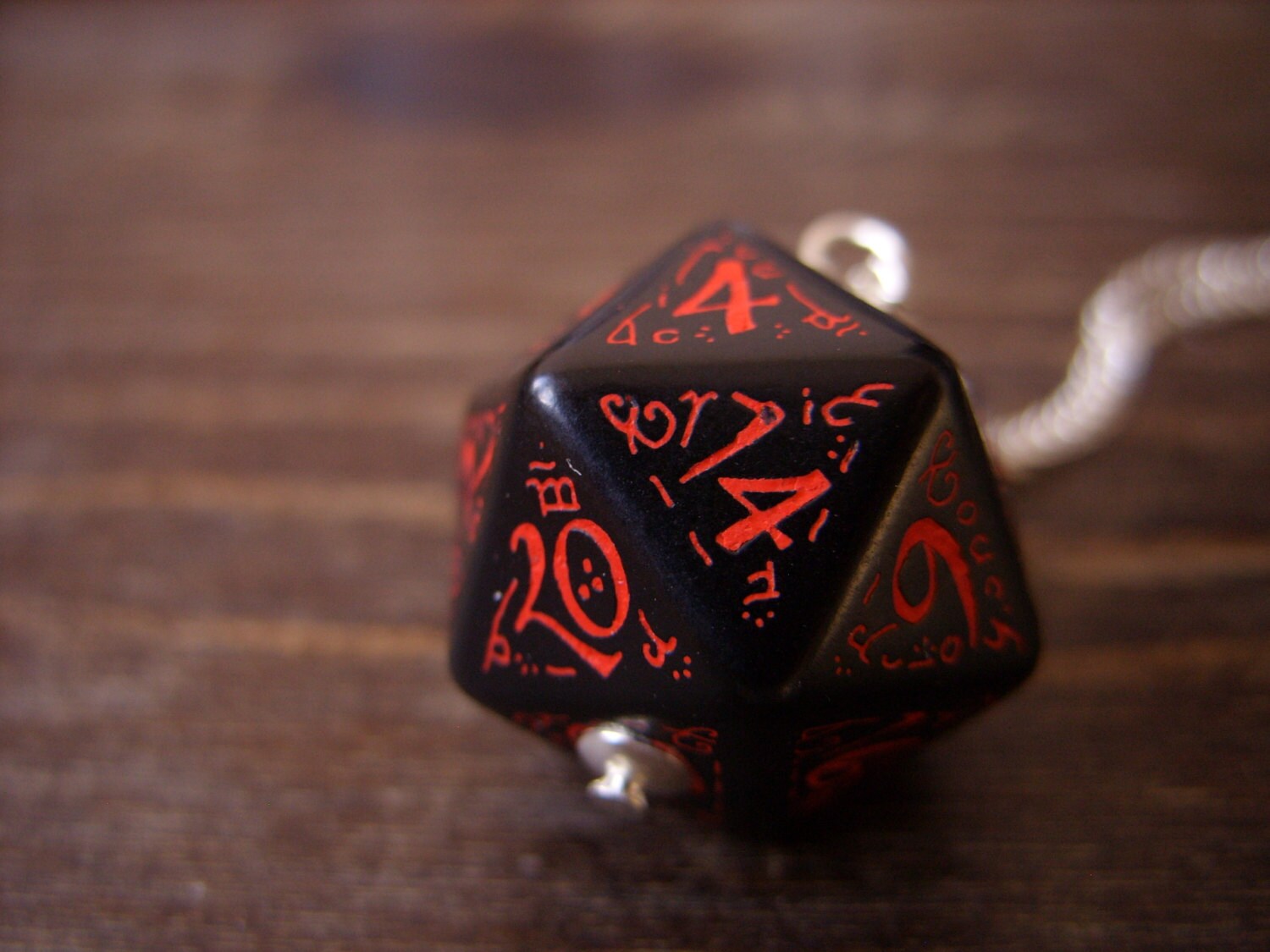 Dark Elf Dice Pendant Elvish D20 Dice Rgp Larp Black Red   Il Fullxfull.536819016 1665 