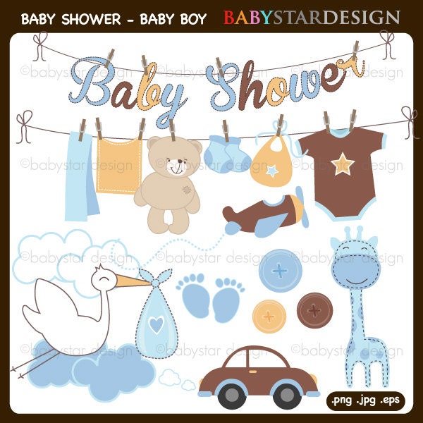 baby shower clipart etsy - photo #6