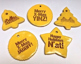 Pittsburgh Christmas Tree Ornaments