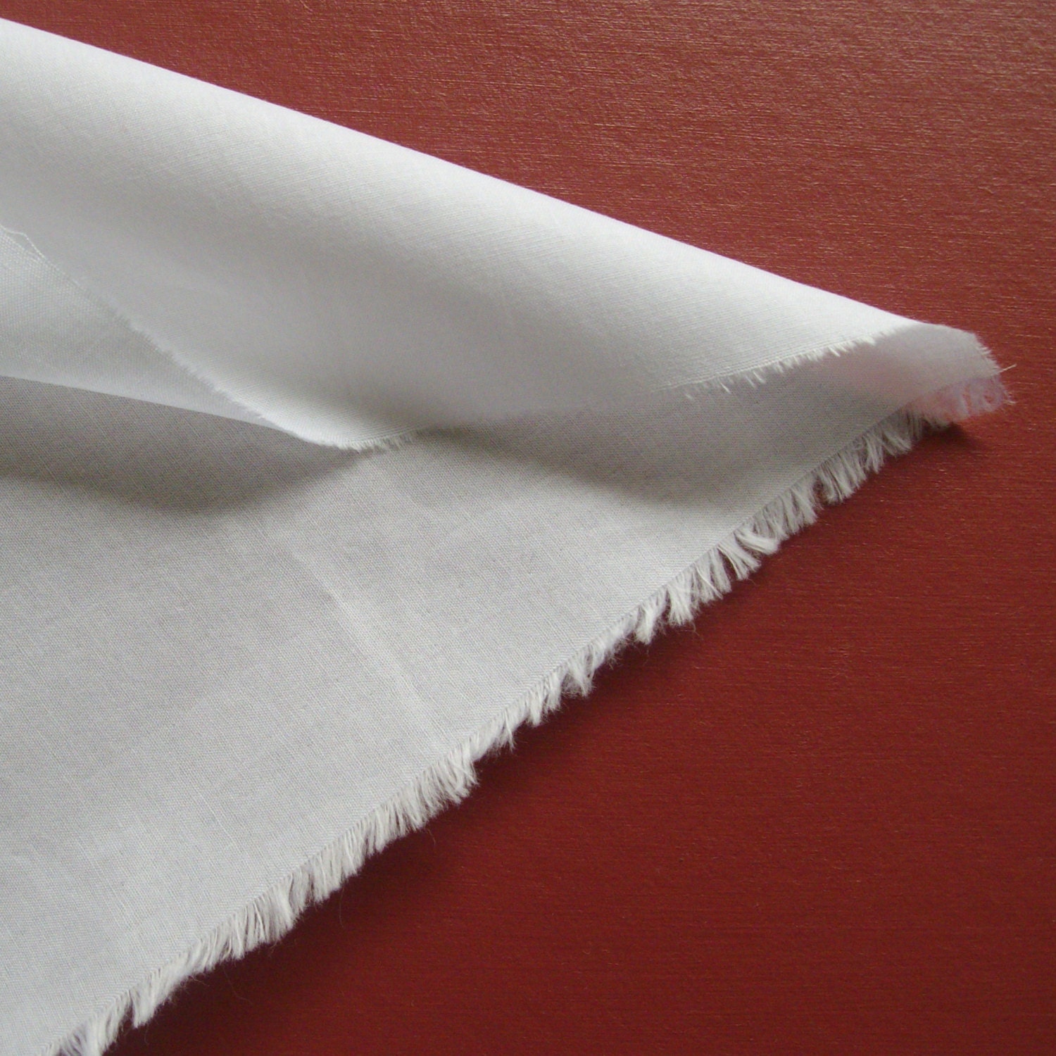 Plain White Cotton Lawn Fabric Historical Underthings