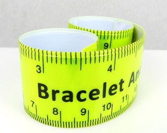 Bracelet Sizer, Anklet Sizer, Slap Bracelet, Wrist Jewelry Sizer, Hipster Jewelry, Gauge Ruler, Tape Measure