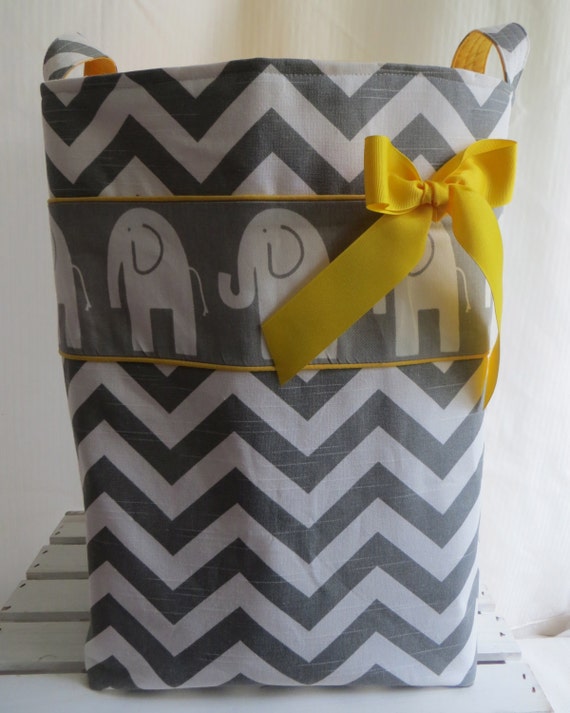 Baby Hamper Laundry Hamper Toy Basket Storage bin Elephant