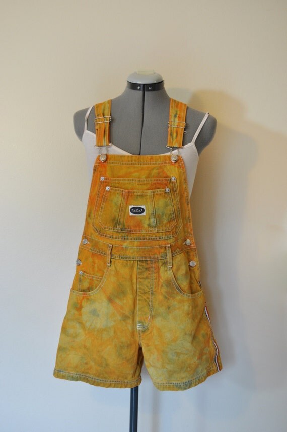 gold overalls