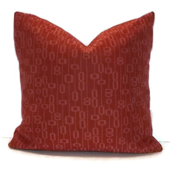 Decorative Pillow Cover 18 X 18 Burnt Orange Throw