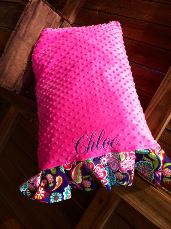 Minky Standard Size Pillow Case over 200 fabric choices