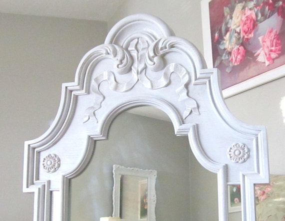 DECORATIVE VINTAGE MIRROR 52x24 Shabby Chic Baby   Il 570xN.601176952 Sbzb 