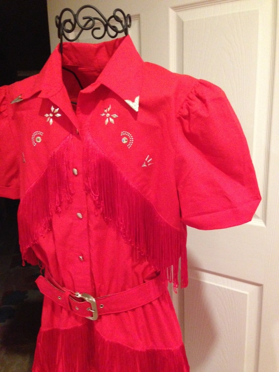 red western dress