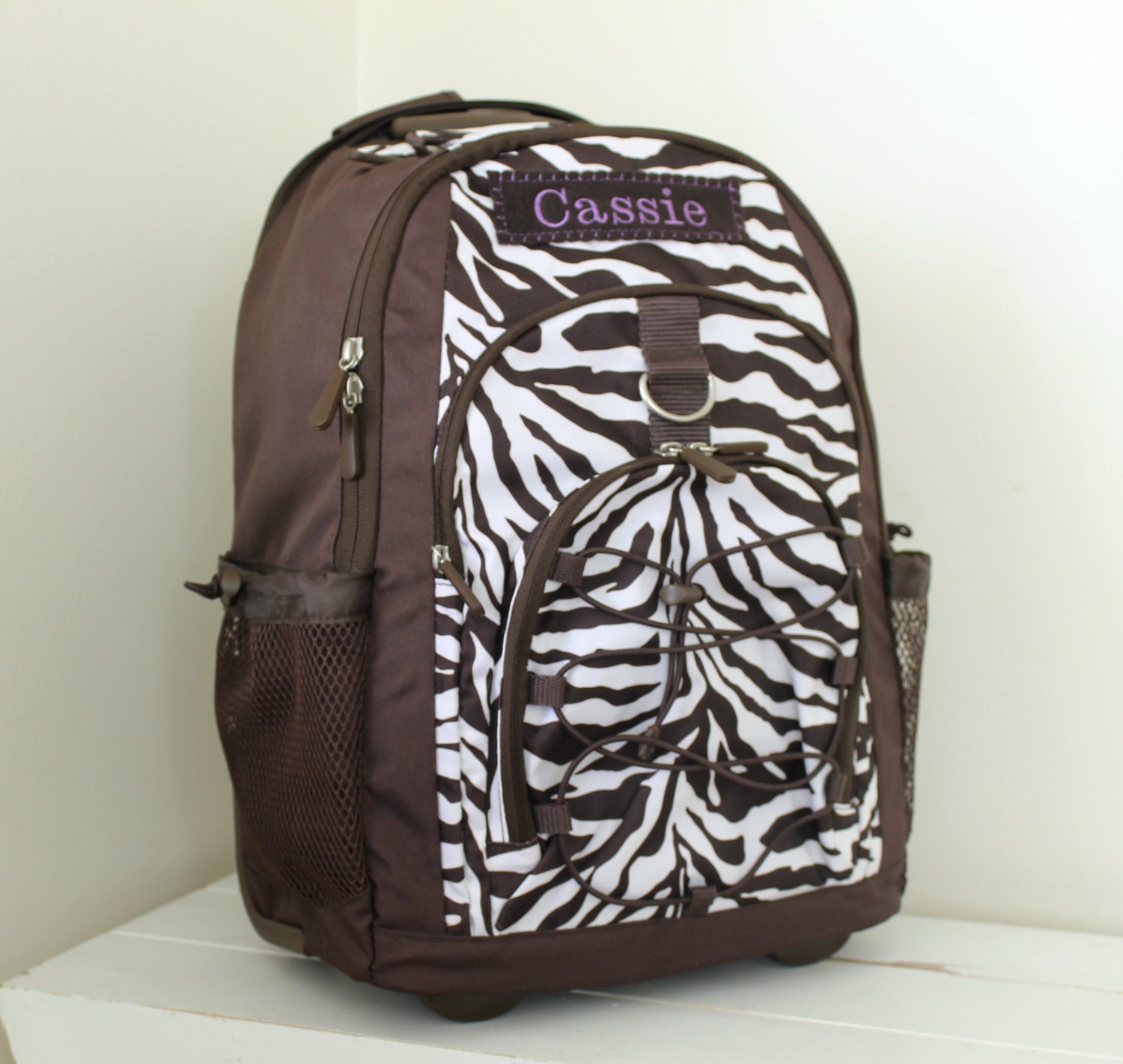 Large Rolling Backpack With Monogram Pottery Barn Teen