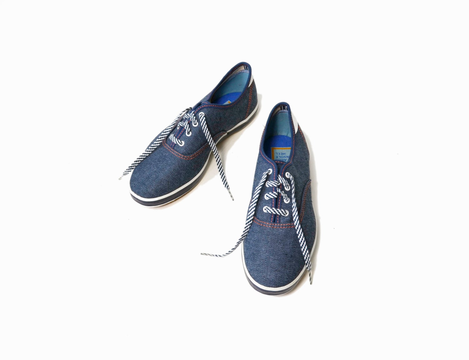 Vintage Super Jeepers Canvas Tennis Shoes Sneaker in Blue