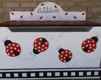 ladybug toy chest