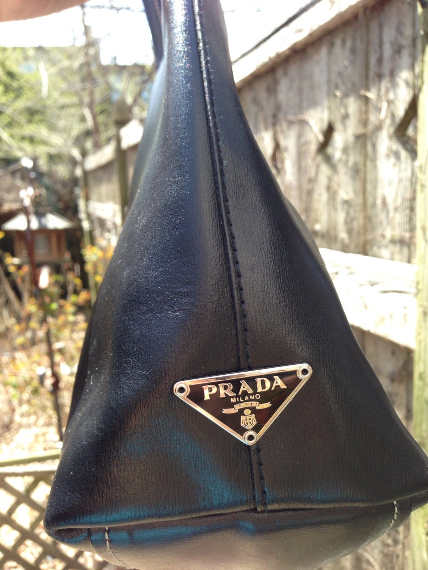 Huge Vintage Prada Tote Bag-Prada Never Full by QueenofDiamonds16  