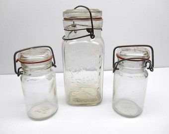 Vintage Perfect Seal Canning Jars