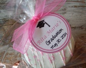 Graduation Custom Paper Favor Tags for cookies,cake pops, lollipops, and other party favors - 1.5 inch custom personalized tags (25) Il_170x135