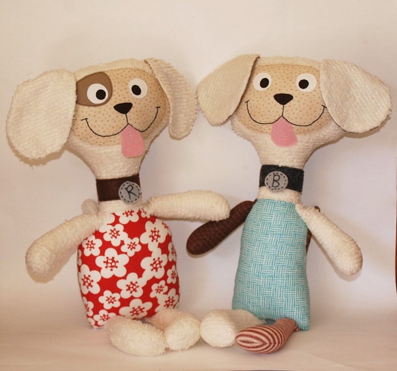 Dog softie plush soft toy PDF Sewing Pattern Direct