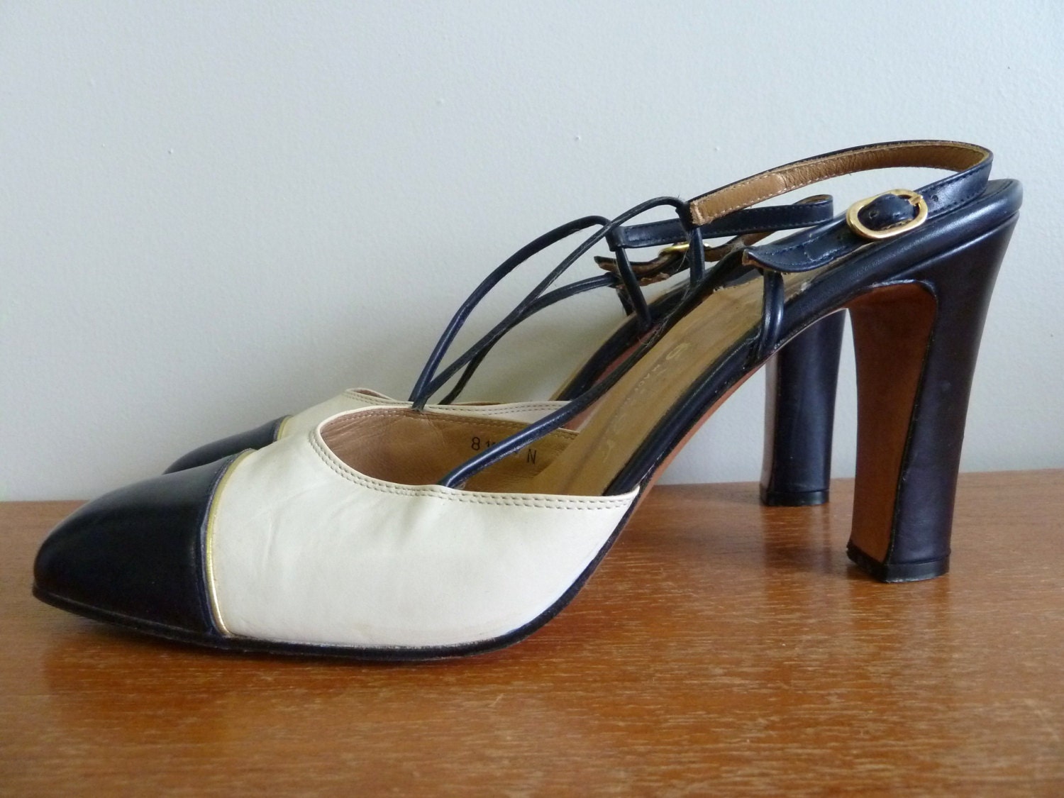 cream leather slingback shoes