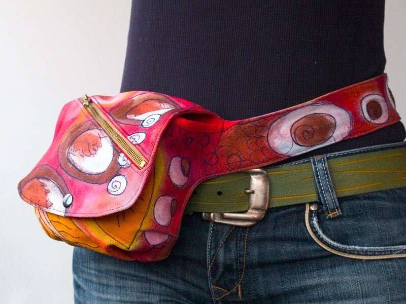 Hands free Bag or Belt Tote sewing pattern