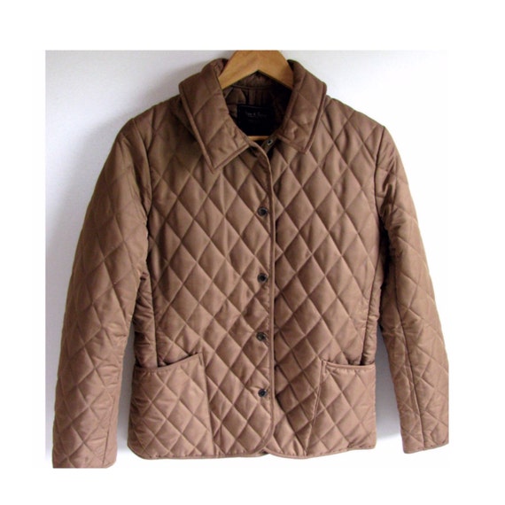 Womens Outerwear Equestrian Barn Jacket Quilted Pattern Made