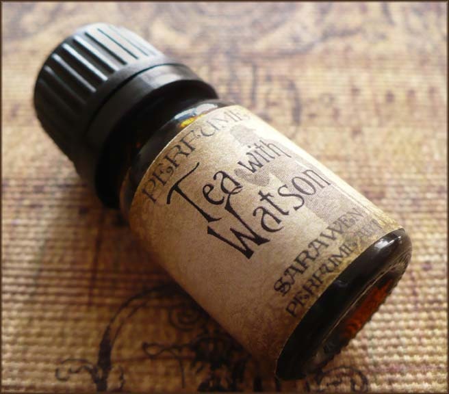 TEA WITH WATSON perfume oil / Inspired by Sherlock Holmes Perfume / Vegan perfume