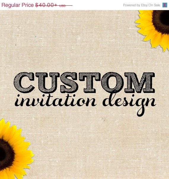 Custom Invitation Order