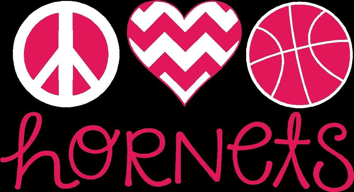 Download Peace Love Basketball Zebra Chevron Polka-dot or