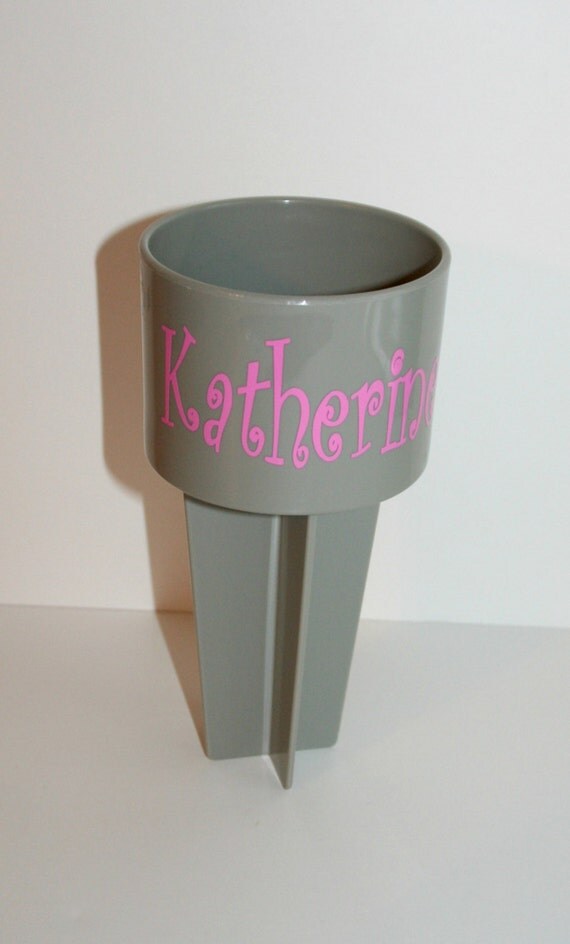 Personalized Beach Cup Holders Monogrammed Beach Spiker