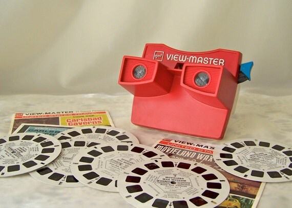 Vintage View Master GAF Picture Reels Retro Viewer 3D Viewing