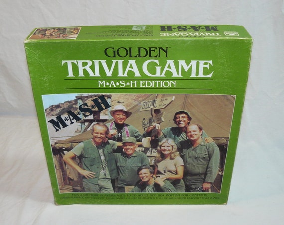 MASH 4077 Trivia Card Game 1984 Golden 4154 Trivia Pursuit