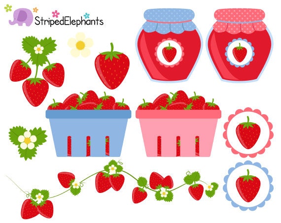 clipart strawberry jam - photo #11