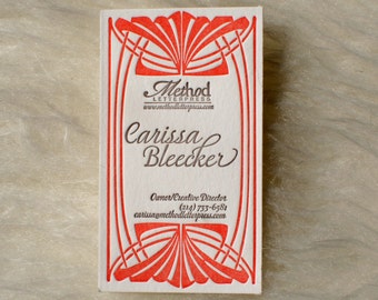 Art Deco Business Cards