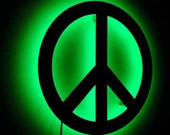 Popular items for peace sign decor on Etsy