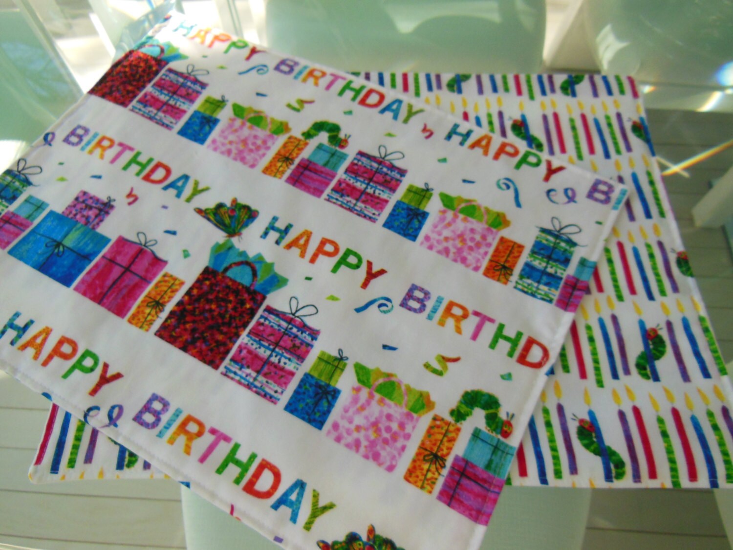 Happy Birthday Reversible Placemat Child's Birthday