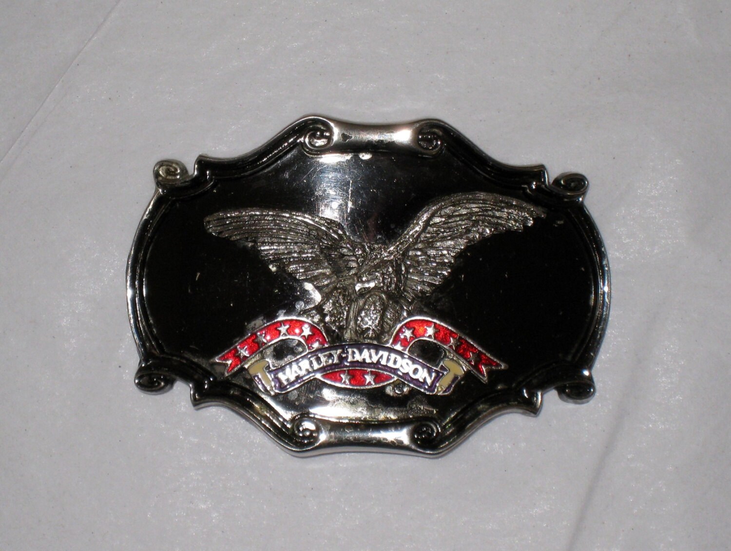 1978 Harley Davidson Large Cast Metal Belt Buckle By Raintree