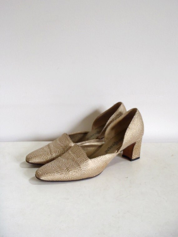 ysl rose gold heels