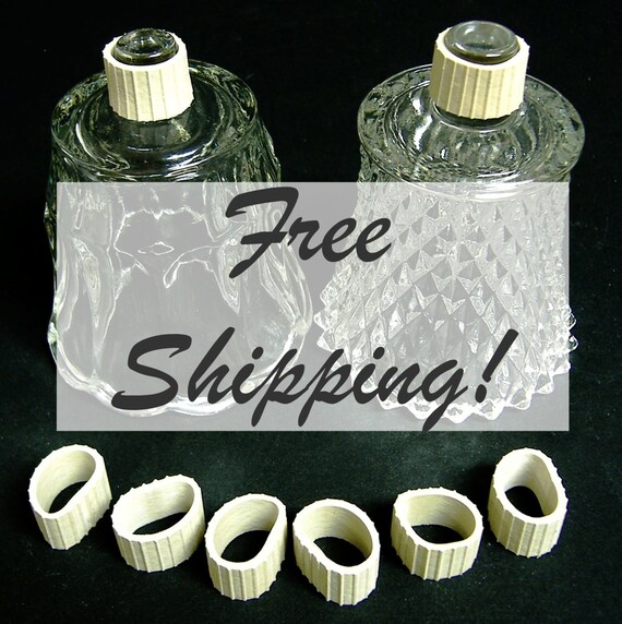 Votive Candle Cup Peg Rubber Rings Set of 6 Gasket Replacement