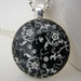 Tossed Flowers Pendant with Free Necklace