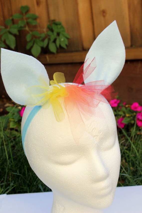 Rainbow dash my little pony headband, ears and mane 