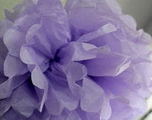 purple pompom flower girl bouquets