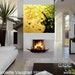 HUGE 48x48 Landscape Original Art Gallery canvas Impasto Golden Blossom Tree,thick texture painting by Nicolette Vaughan Horner 48"x48"