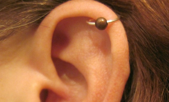 No Piercing Handmade Ear Cuff Helix Cuff by ArianrhodWolfchild