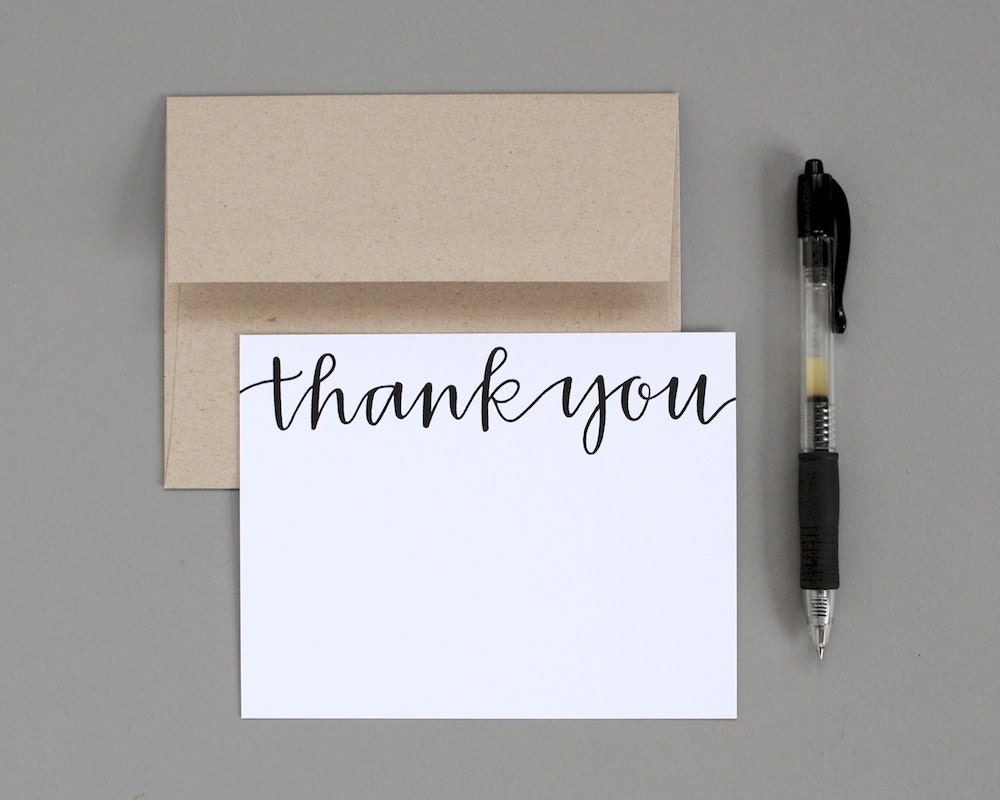 Stationery Set // Thank You Pack of 10